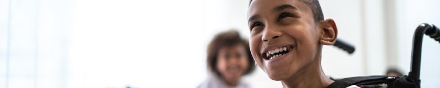 Child in a wheelchair in an education and care setting